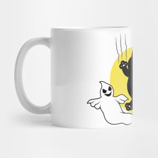 Ghost vs Cat Mug